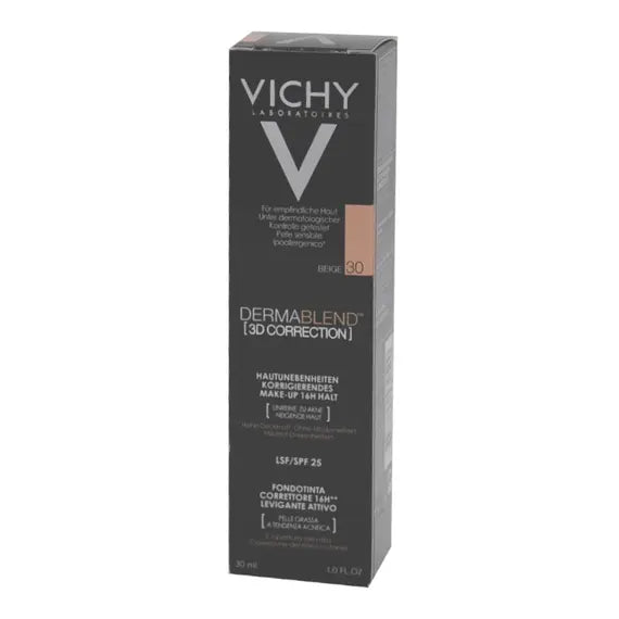 Vichy Dermablend 3d Correction Fondotinta 30 Ml 30 Beige | Acquista Online su Farmaclick
