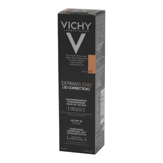 Vichy Dermablend 3d Correction Fondotinta 30 Ml 45 Gold | Acquista Online su Farmaclick