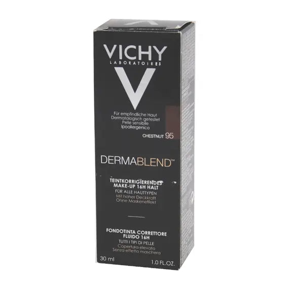 Vichy Dermablend Fondotinta Correttore Fluido 95 Chestnut 30 Ml | Acquista Online su Farmaclick