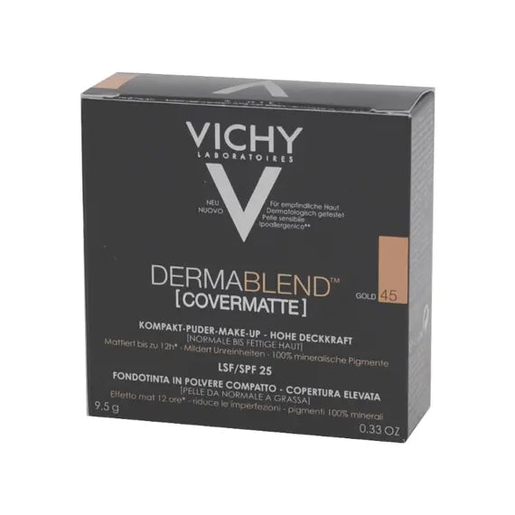 Vichy Dermablend Covermatte Fondotinta in Polvere Compatto Spf 25 45 Gold 9,5 G | Acquista Online su Farmaclick