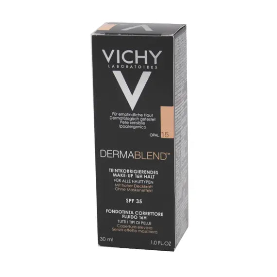 Vichy Dermablend Fondotinta Correttore Fluido 15 Opal Spf35 30 Ml | Acquista Online su Farmaclick