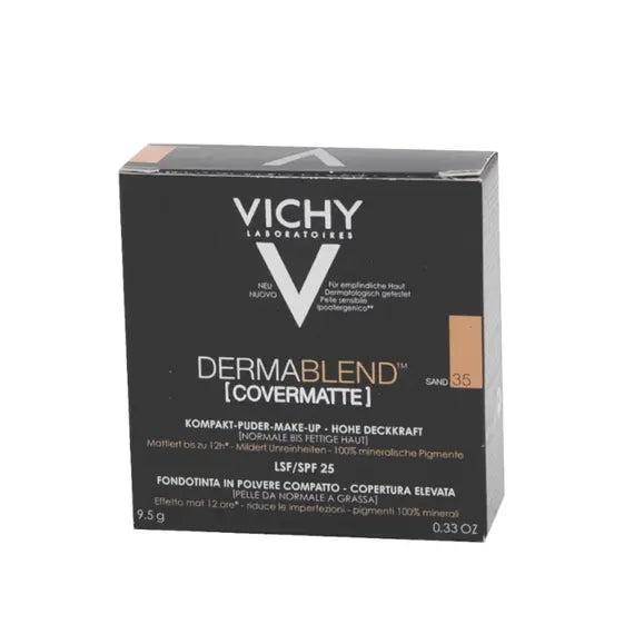 Vichy Dermablend Covermatte Fondotinta in Polvere Compatto Spf25 35 Sand | Acquista Online su Farmaclick