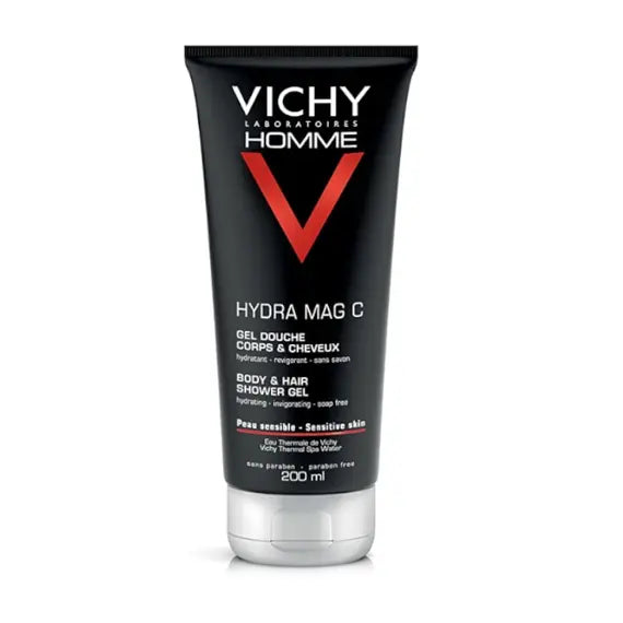 Vichy Homme Hydra Mag C Gel Doccia Corpo e Capelli 200 Ml | Acquista Online su Farmaclick