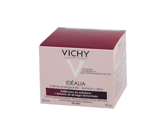 Vichy Idealia Glättende und Ausgleichende Energie-Creme für trockene Haut 50 ml