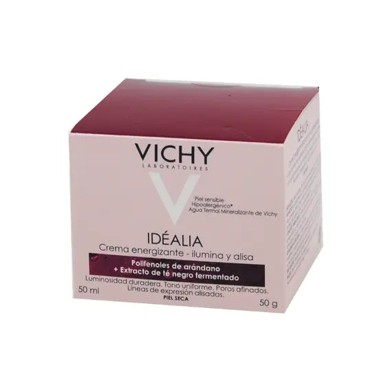 Vichy Idealia Crema Viso Energizzante Levigante Illuminante Pelle Secca 50 Ml | Acquista Online su Farmaclick