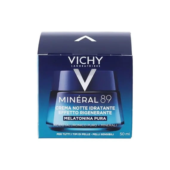 Vichy Mineral 89 Crema Notte Idratante Effetto Rigenerante Melatonina Pura 50 Ml | Acquista Online su Farmaclick