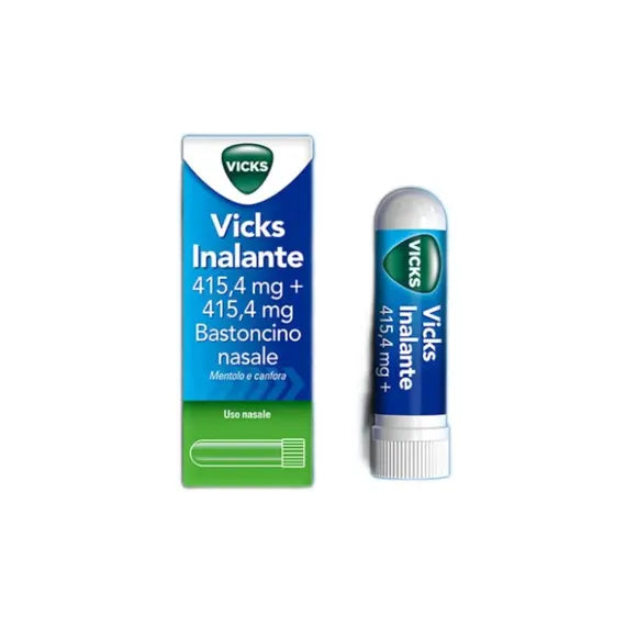 Vicks Inalante 415.4mg + 415.4mg Bastoncino Nasale 1 G | Acquista Online su Farmaclick