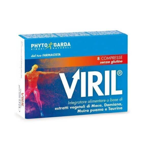 Viril Integratore per la Disfunzione Erettile 8 Compresse | Acquista Online su Farmaclick