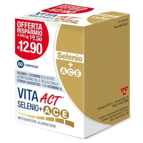 Vita Act Selenio + Ace 60 Compresse | Acquista Online su Farmaclick