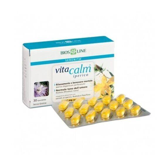 Biosline Vitacalm Iperico Integratore per il Benessere Mentale 30 Compresse | Acquista Online su Farmaclick