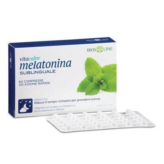 Biosline Vitacalm Tutta Notte con Melatonina Integratore per il Sonno 60 Compresse Fast Retard | Acquista Online su Farmaclick