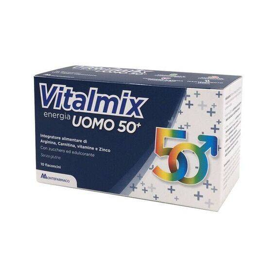 Vitalmix Energia Uomo 50+ Integratore Alimentare 10 Flaconcini | Acquista Online su Farmaclick