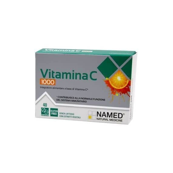 Named Vitamina C 1000 Integratore Alimentare a Base di Vitamina C 40 Compresse | Acquista Online su Farmaclick