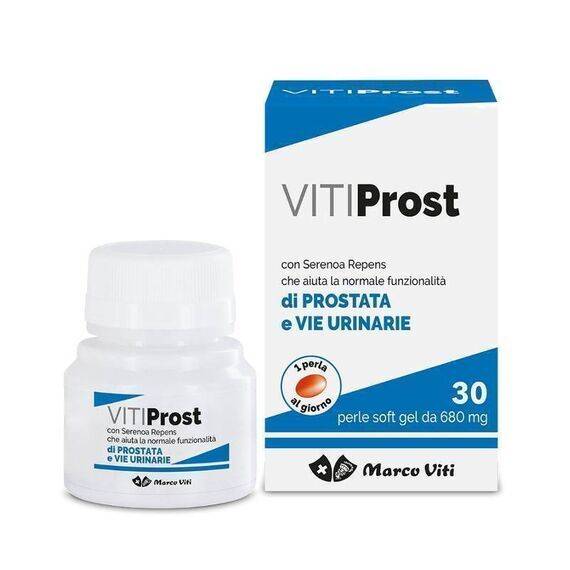 Vitiprost Marco Viti Integratore Alimentare per Prostata e Vie Urinarie 30 Perle | Acquista Online su Farmaclick