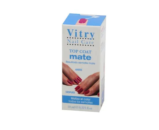 Vitry Nail Care Top Coat Satinierter Nagellack 10Ml