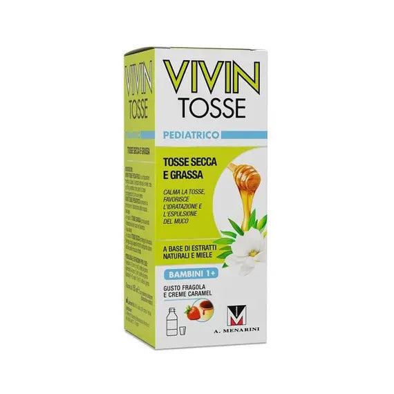 Vivin Tosse Pediatrico per Tosse Secca e Grassa Bambini 1 + 150 Ml | Acquista Online su Farmaclick