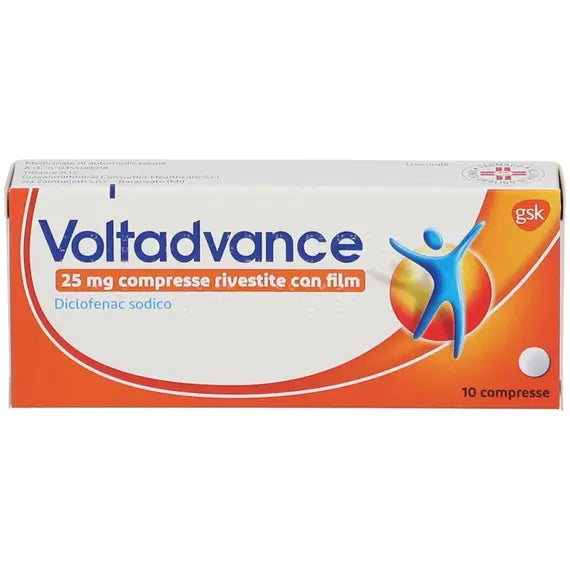 Voltadvance 10 Compresse da 25 Mg | Acquista Online su Farmaclick