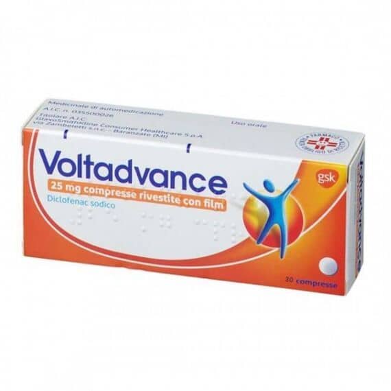 Voltadvance 25 Mg 30 Compresse Rivestite - Rapido Ed Efficace | Acquista Online su Farmaclick