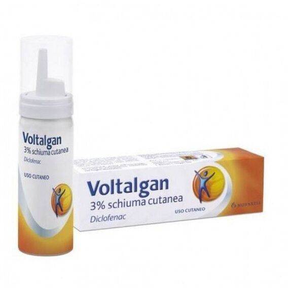 Voltalgan 3% Schiuma Cutanea per Distorsioni e Strappi Muscolari 50 G | Acquista Online su Farmaclick