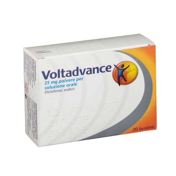 Voltadvance 25 Mg Polvere per Soluzione Orale 20 Bustine | Acquista Online su Farmaclick