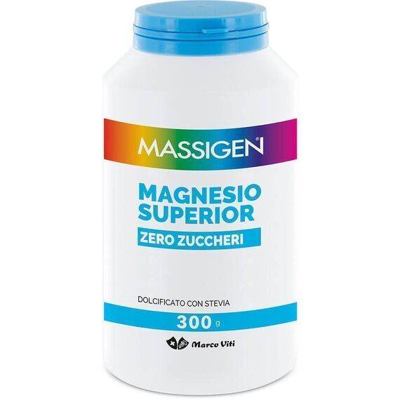 Massigen Viti Magnesio Superior Zero Zuccheri Integratore Alimentare di Magnesio 300 G | Acquista Online su Farmaclick