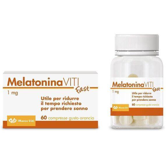 Melatonina Viti Fast 1 Mg Integratore per il Sonno 60 Compresse Orosolubili Gusto Arancia | Acquista Online su Farmaclick