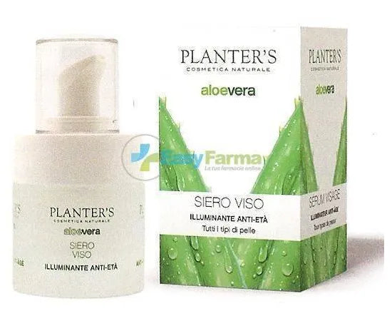 Planters Aloe Vera Siero Viso Illuminante Anti-Età