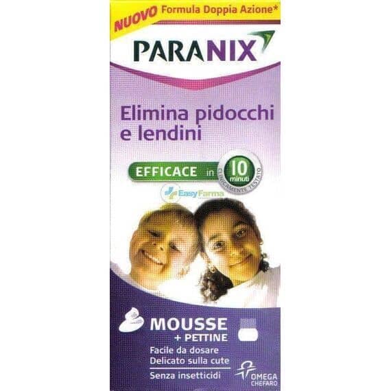 Paranix Mousse Elimina Pidocchi e Lendini + Pettine Antipediculosi | Acquista Online su Farmaclick