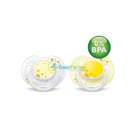 Philips Avent Succhietti Anatomici Notturni 0-6 Mesi | Acquista Online su Farmaclick