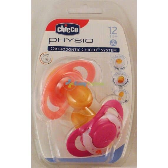 Chicco Physio Ciuccio Anatomico Lattice 12m+ Rosa e Viola | Acquista Online su Farmaclick