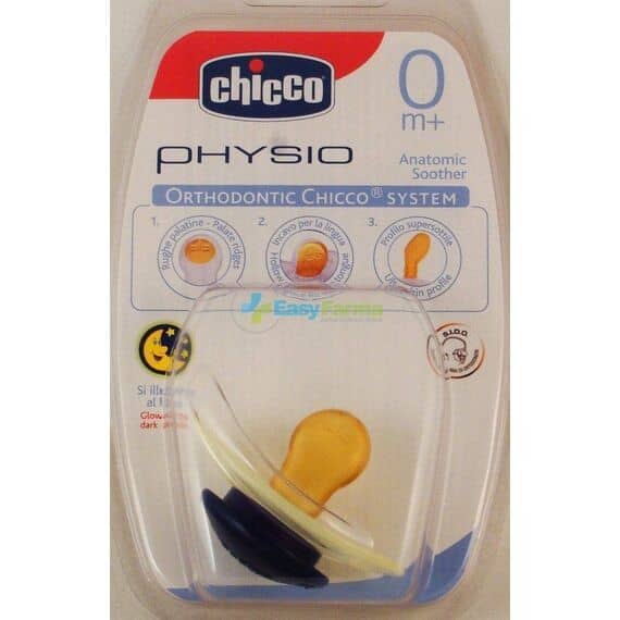 Chicco Physio Ciuccio Anatomico Lattice Notte 0m+ | Acquista Online su Farmaclick