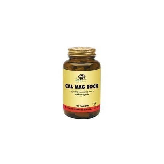 Solgar Cal Mag Rock Integratore Alimentare 100 Tavolette | Acquista Online su Farmaclick