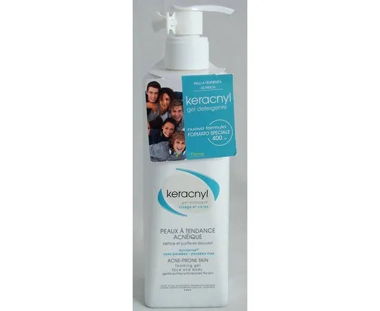 Ducray Keracnyl Waschgel für Gesicht und Körper 400 ml