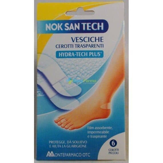Nok San Tech Vesciche Cerotti Trasparenti 6 Cerotti Piccoli | Acquista Online su Farmaclick