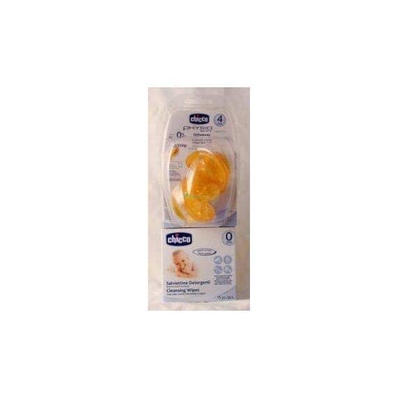 Chicco Physio Soft Gommotto 4 Mesi + Salviette Detergenti | Acquista Online su Farmaclick