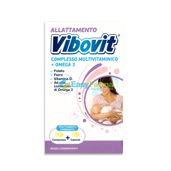 Vibovit Allattamento Complesso Multivitaminico + Omega 3 | Acquista Online su Farmaclick