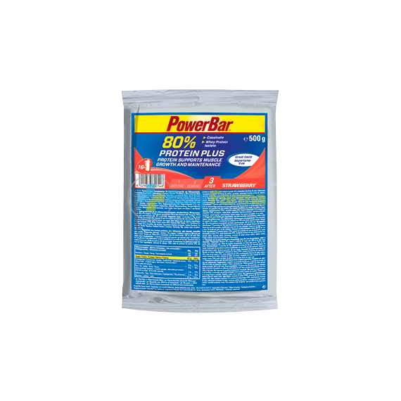 Powerbar Proteinplus 80% Gusto Fragola Busta 500gr | Acquista Online su Farmaclick