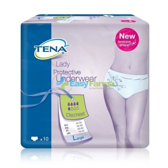 Tena Lady Pants Discreet Large 10 Assorbenti | Acquista Online su Farmaclick