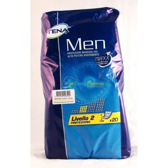 Tena Men Protezioni Maschili Maxx Livello 2 20 Assorbenti | Acquista Online su Farmaclick