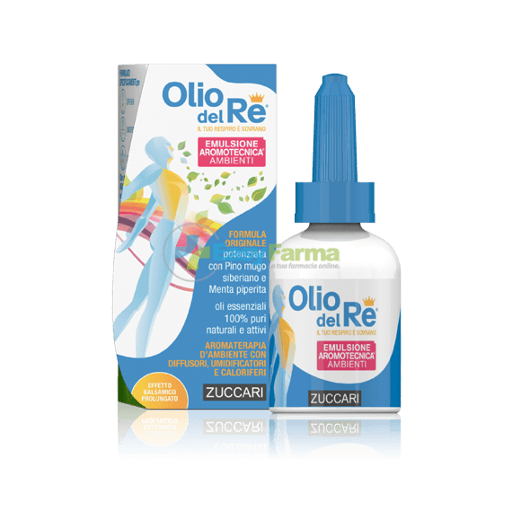 Zuccari Olio del Re Emulsione Aromotecnica Ambienti 25ml | Acquista Online su Farmaclick