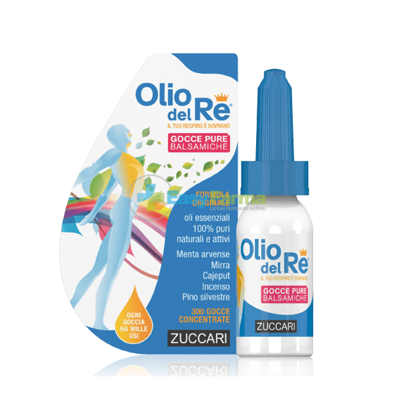 Zuccari Olio del Re Gocce Pure Balsamiche 10ml | Acquista Online su Farmaclick