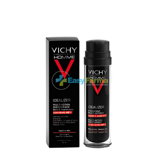 Vichy Homme Idealizer Multi Azione Pelle e Barba 50 Ml | Acquista Online su Farmaclick