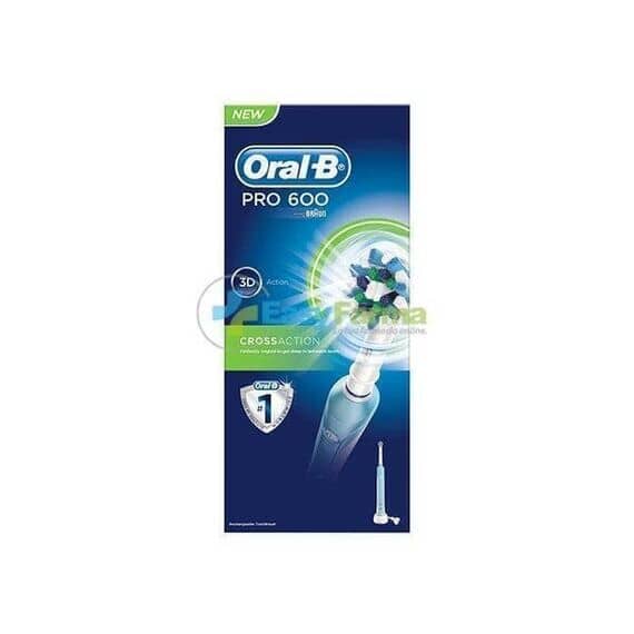 Oral-b Braun Pro 600 Crossaction Spazzolino Elettrico | Acquista Online su Farmaclick