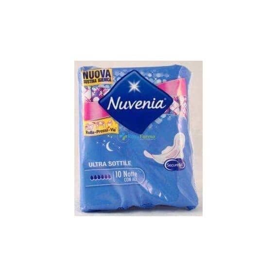 Nuvenia Ultra Sottile Notte con Ali 10 Pezzi | Acquista Online su Farmaclick