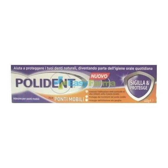 Polident Sigilla & Protegge per Ponti Mobili 40g | Acquista Online su Farmaclick