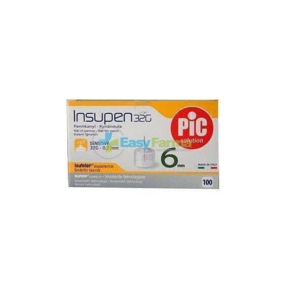 Pic Insupen 32 G Ago Penna 6 Mm 100 Pz | Acquista Online su Farmaclick