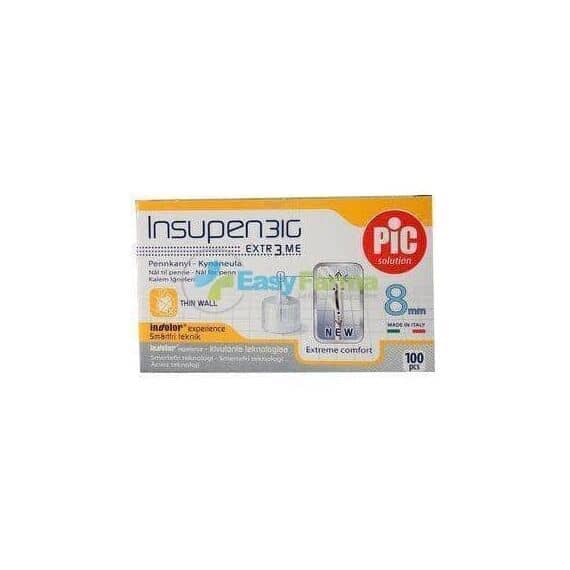 Pic Insupen 32 G Ago Penna 8 Mm 100 Pezzi | Acquista Online su Farmaclick