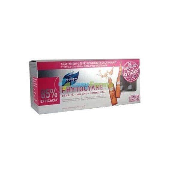 Phyto Phytocyane Trattamento Specifico Caduta 12 Fiale + 6 Fiale Omaggio | Acquista Online su Farmaclick