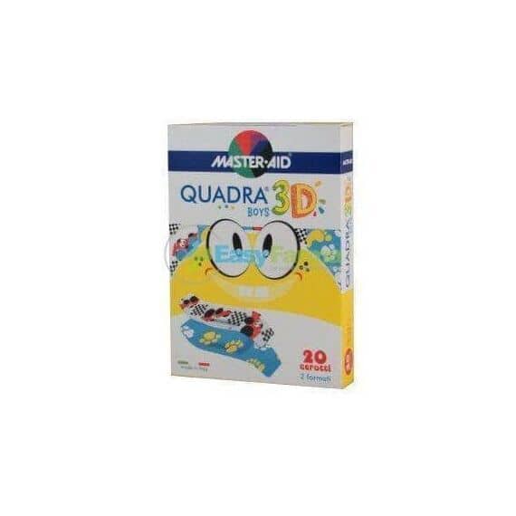 Master Aid Quadra 3d Boys 20 Cerotti | Acquista Online su Farmaclick