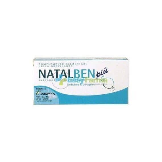 Natalben Piã¹ Integratore Alimentare per la Gravidanza e L'allattamento 30 Capsule | Acquista Online su Farmaclick